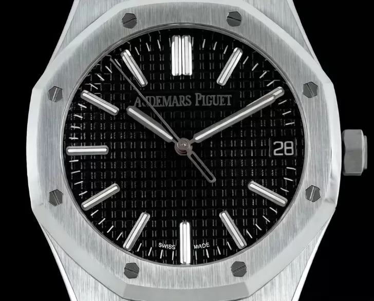 Royal Oak 41mm 15510 SS / SS Black / Stk APSF A4302 Super Clone