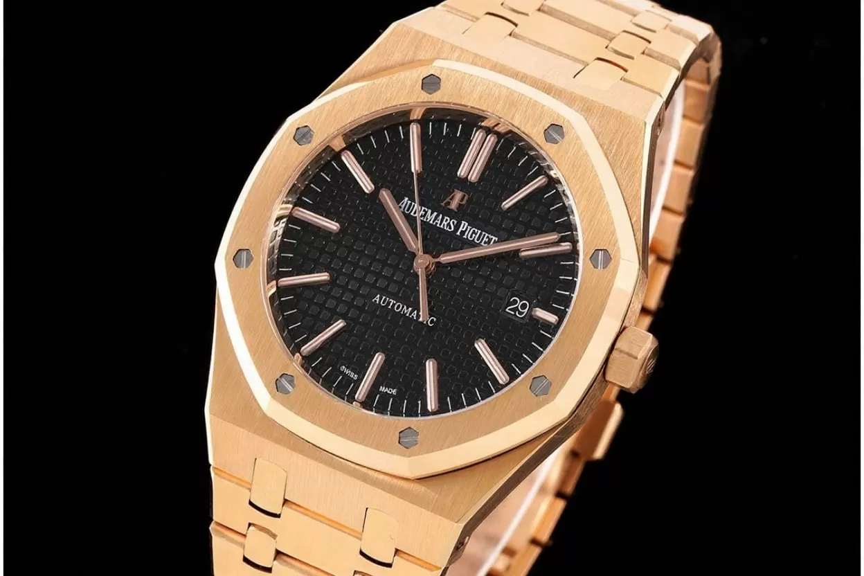 Royal Oak 15400 RG / RG Black / Stk APSF SA3120 Super Clone