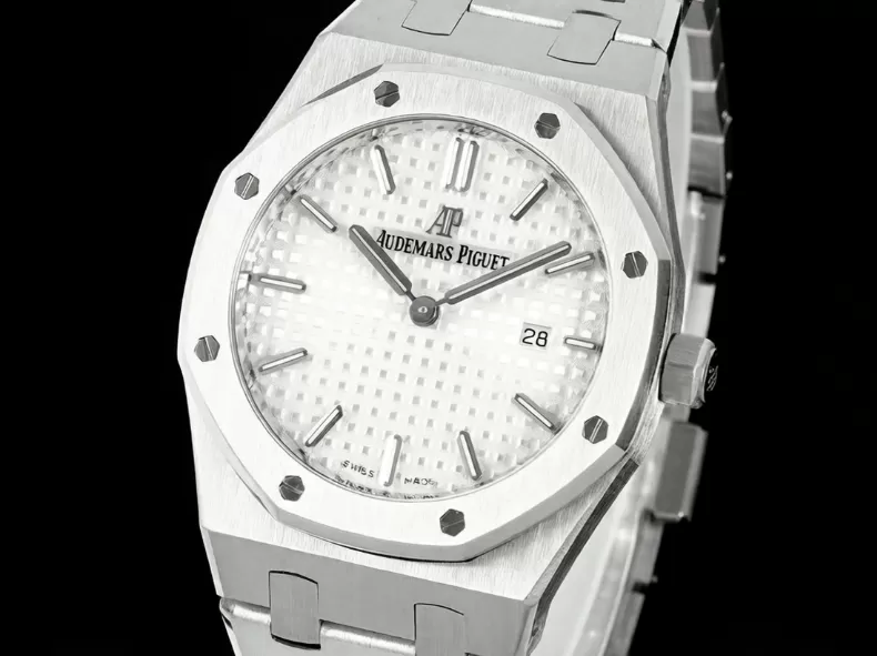 Royal Oak Ladies 67650 33mm SS / SS White ZF Swiss Qtz