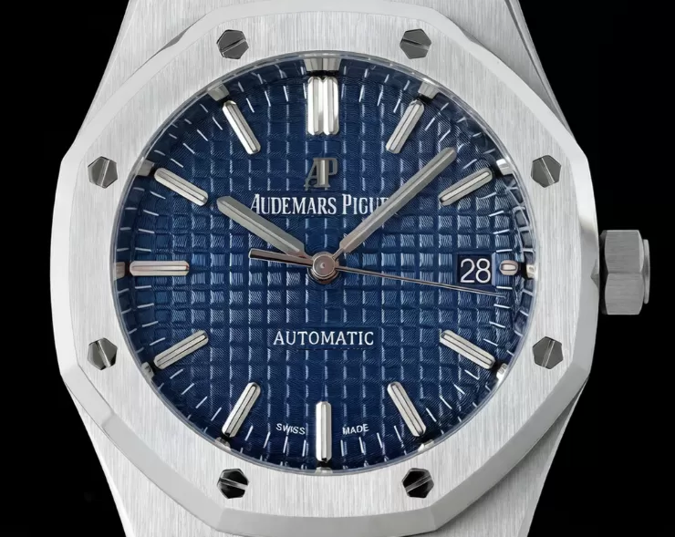 Royal Oak 15450 SS / SS Blue / Stk ZF SA3120 Super Clone - Image 2