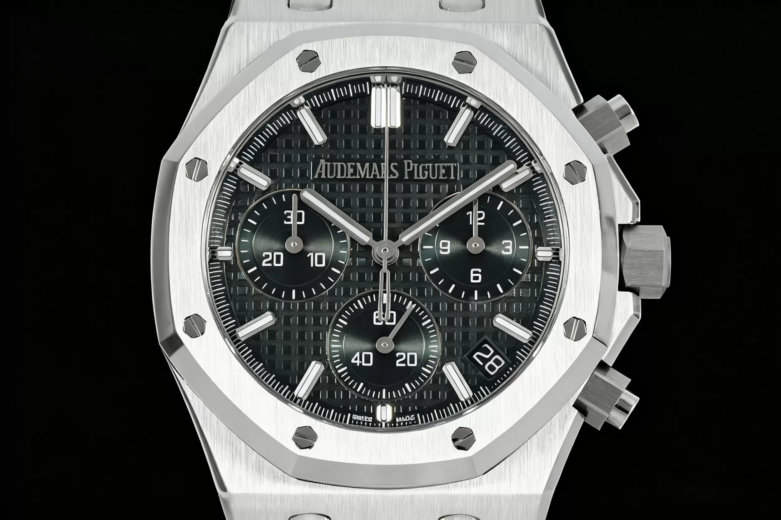 Royal Oak Chrono 26240ST 41mm SS / SS Green Dial APS V2 SH4401 Super Clone - Image 2