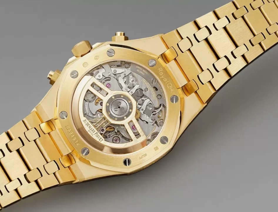 Royal Oak Chrono 26240BA Frosted 41mm YG / YG Gold / Blk APS SH4401 Super Clone - Image 8