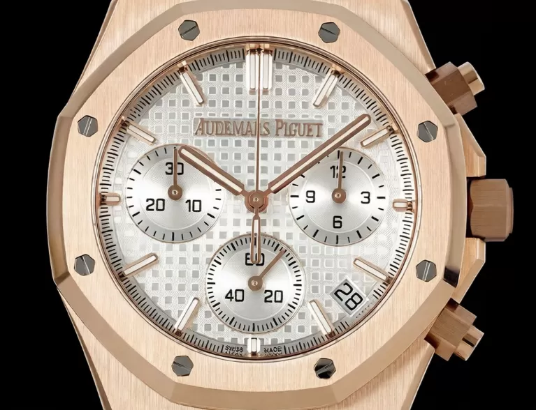 Royal Oak Chrono 26240OR 41mm RG / RG White Dial APS SH4401 Super Clone