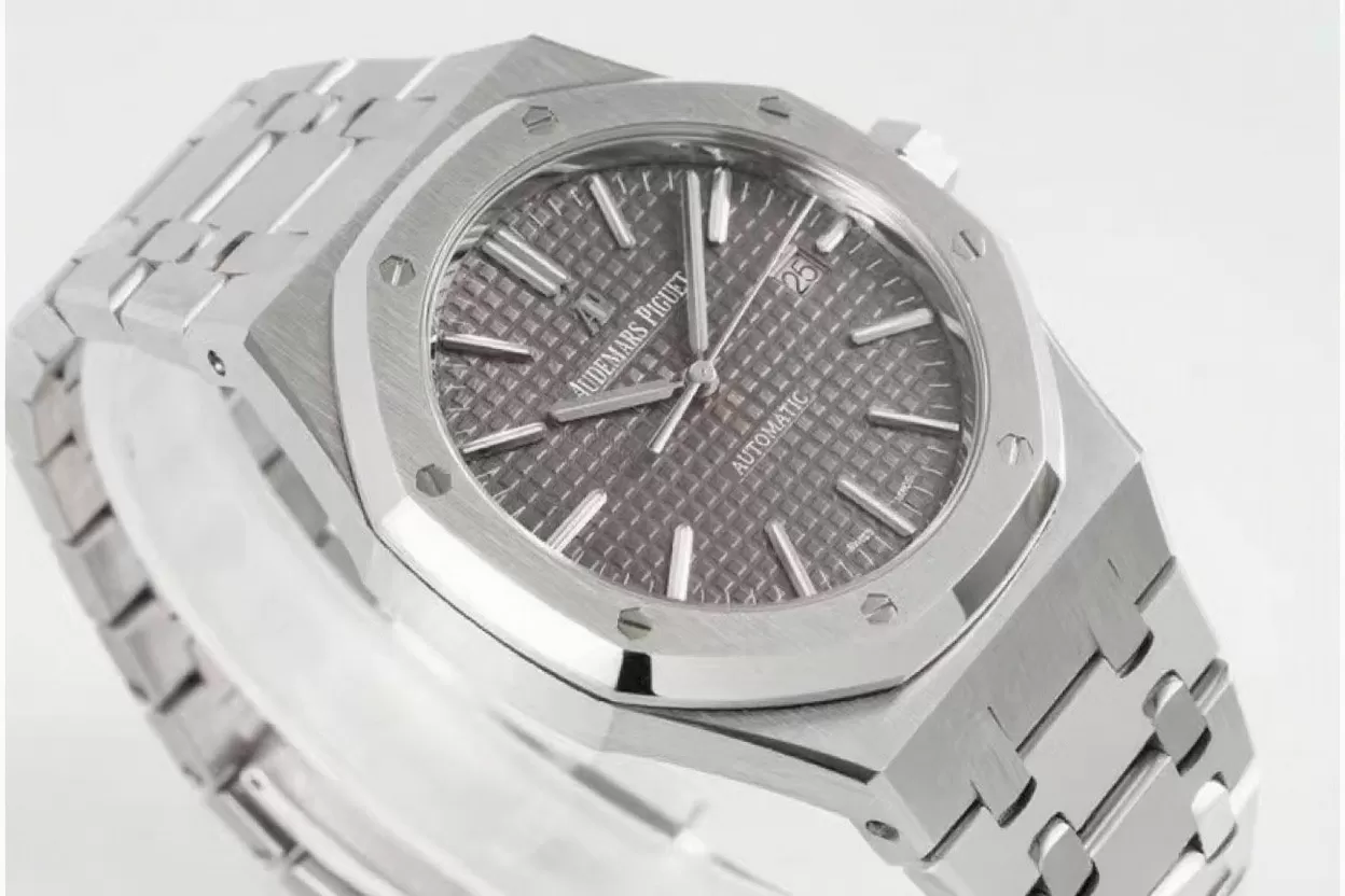 Audemars Piguet ?C Royal Oak 15400 SS / SS Grey ZF V2 A3120 Super Clone - Image 4