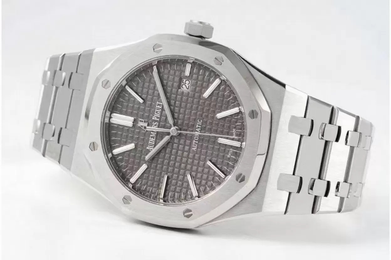 Audemars Piguet ?C Royal Oak 15400 SS / SS Grey ZF V2 A3120 Super Clone - Image 8