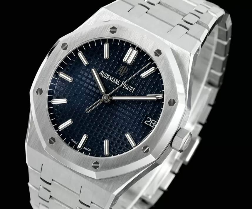 Royal Oak 41mm 15500 SS / SS Blue / Stk APSF A4302 Super Clone