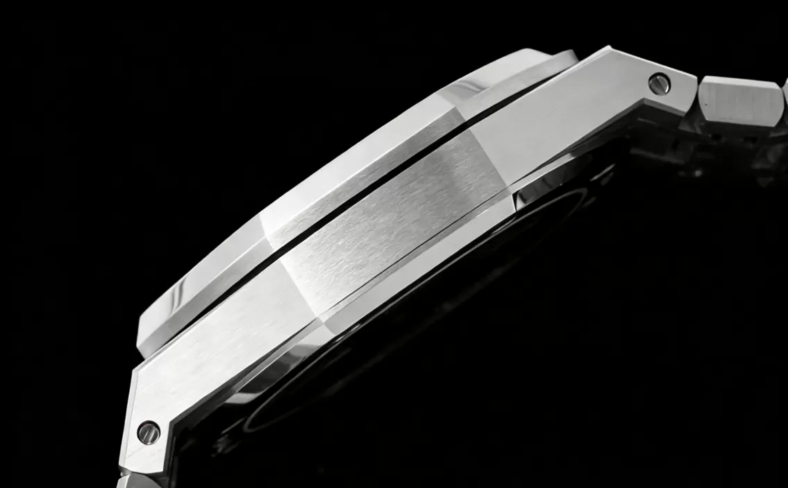 Royal Oak 41mm 15500 SS / SS Black / Stk APSF A4302 Super Clone - Image 5