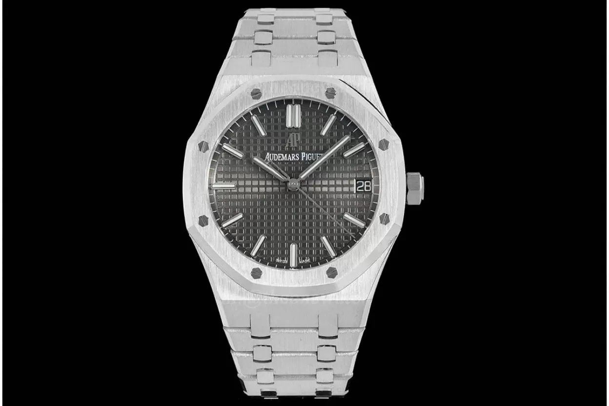 Royal Oak 41mm 15500 SS / SS Grey / Stk APSF A4302 Super Clone - Image 4