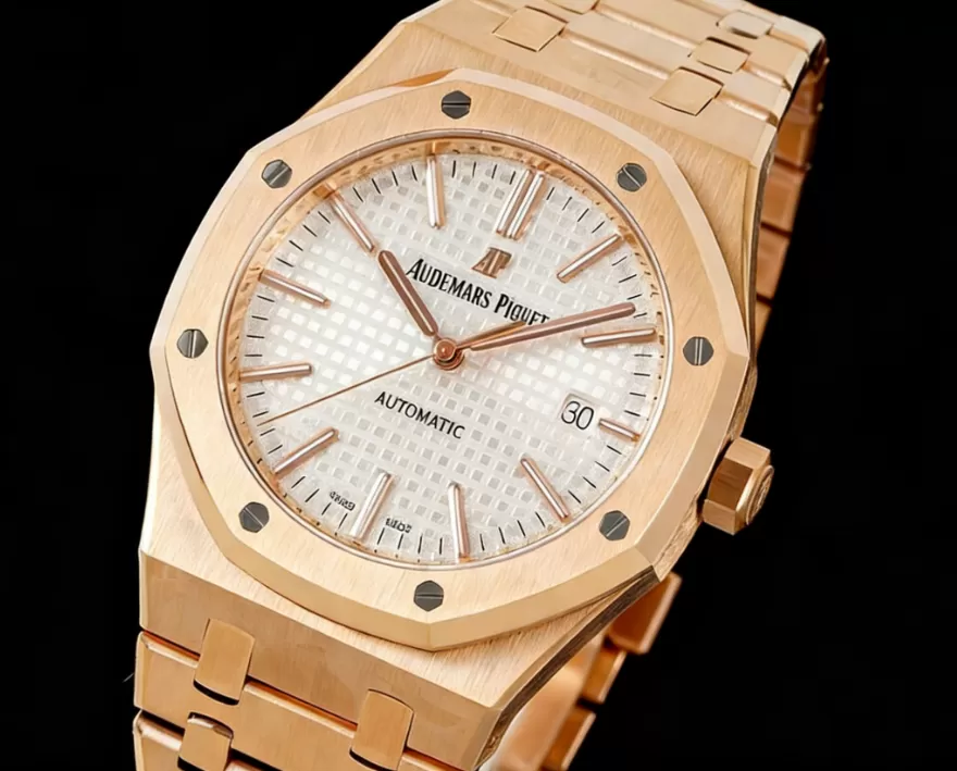 Royal Oak 15400 RG / RG White / Stk ZF V2 A3120 Super Clone - Image 4
