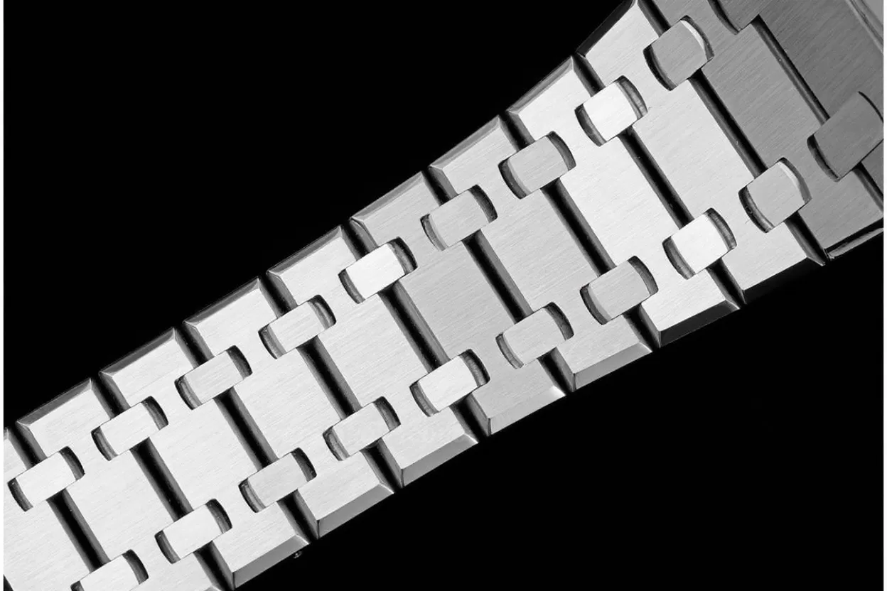 Royal Oak 41mm 15500 SS / SS Black / Stk ZF V3 A4302 Super Clone - Image 12
