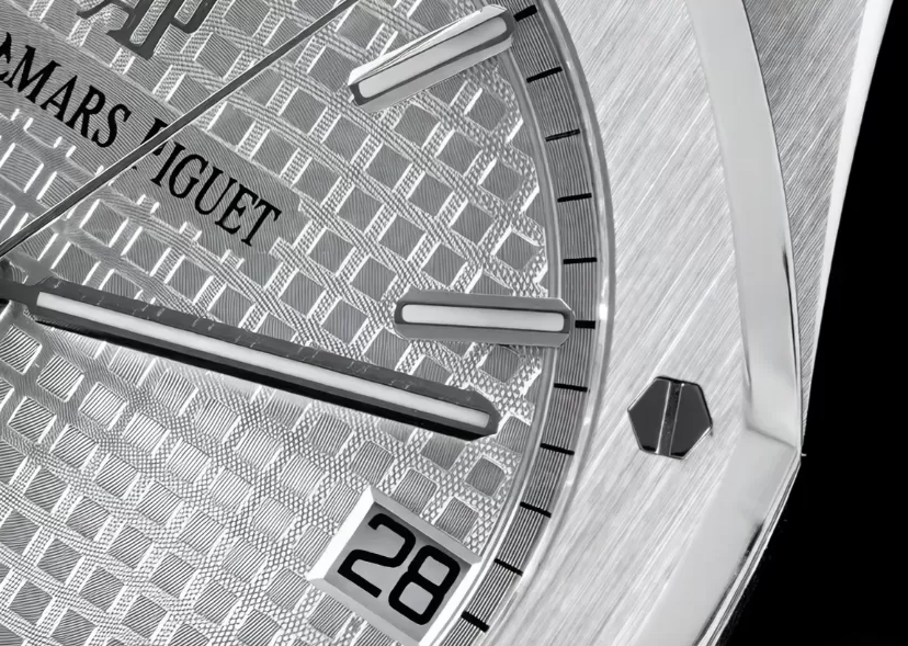 Royal Oak 41mm 15500 SS / SS White / Stk APSF A4302 Super Clone - Image 4