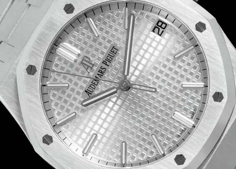 Royal Oak 41mm 15500 SS / SS White / Stk APSF A4302 Super Clone - Image 3