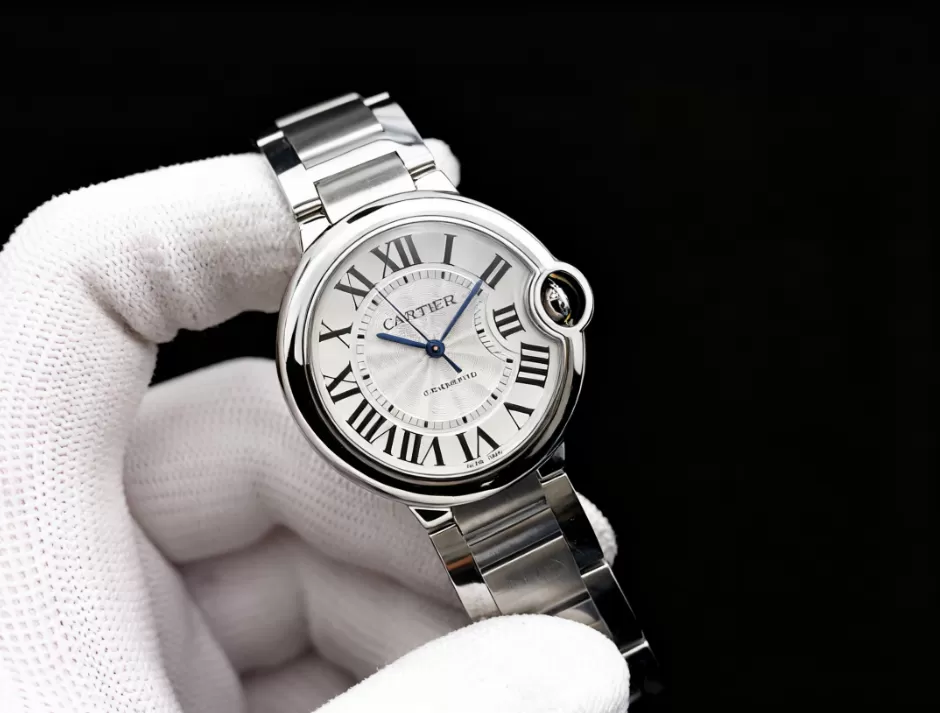 Ballon Bleu De Cartier 36mm SS / SS White Dial V6F NH05 - Image 5