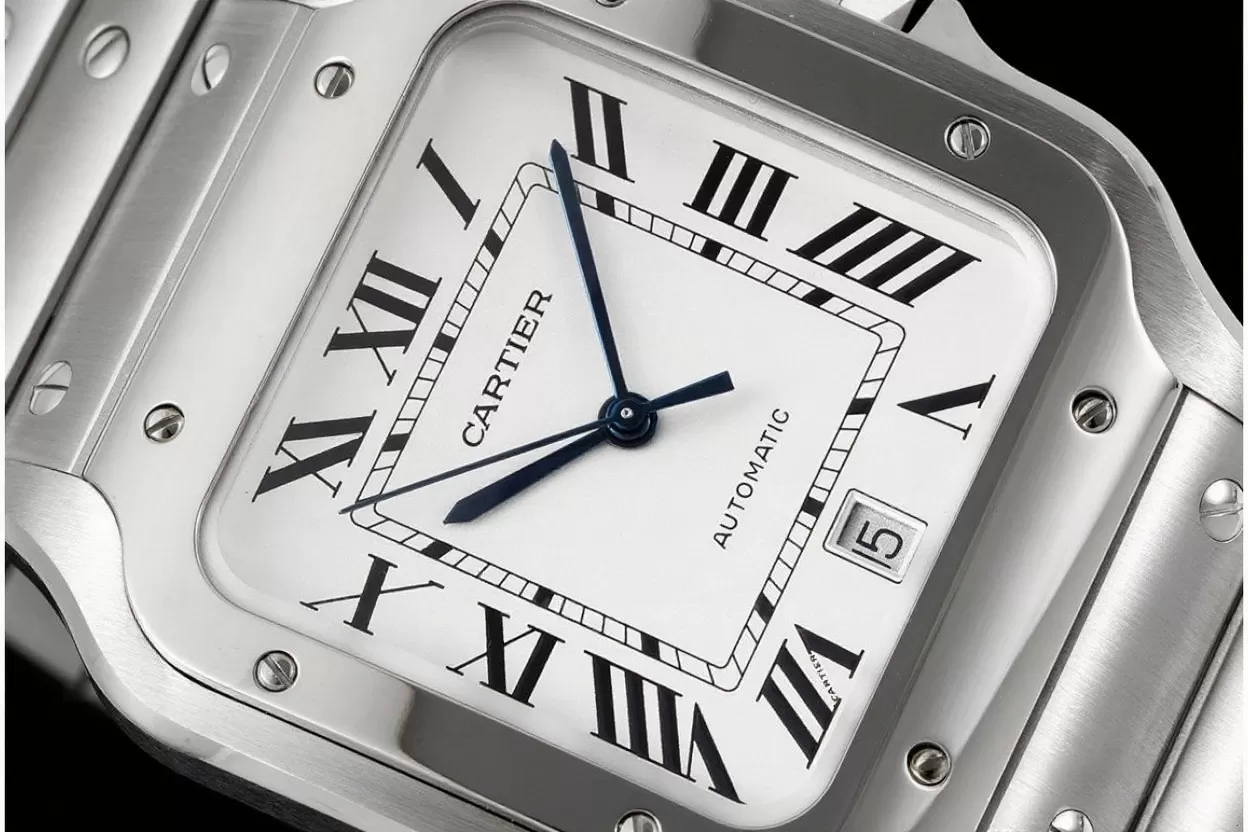 Santos De Cartier 2018 Mens XL 40mm SS / SS Wht BVF MY9019 - Image 4