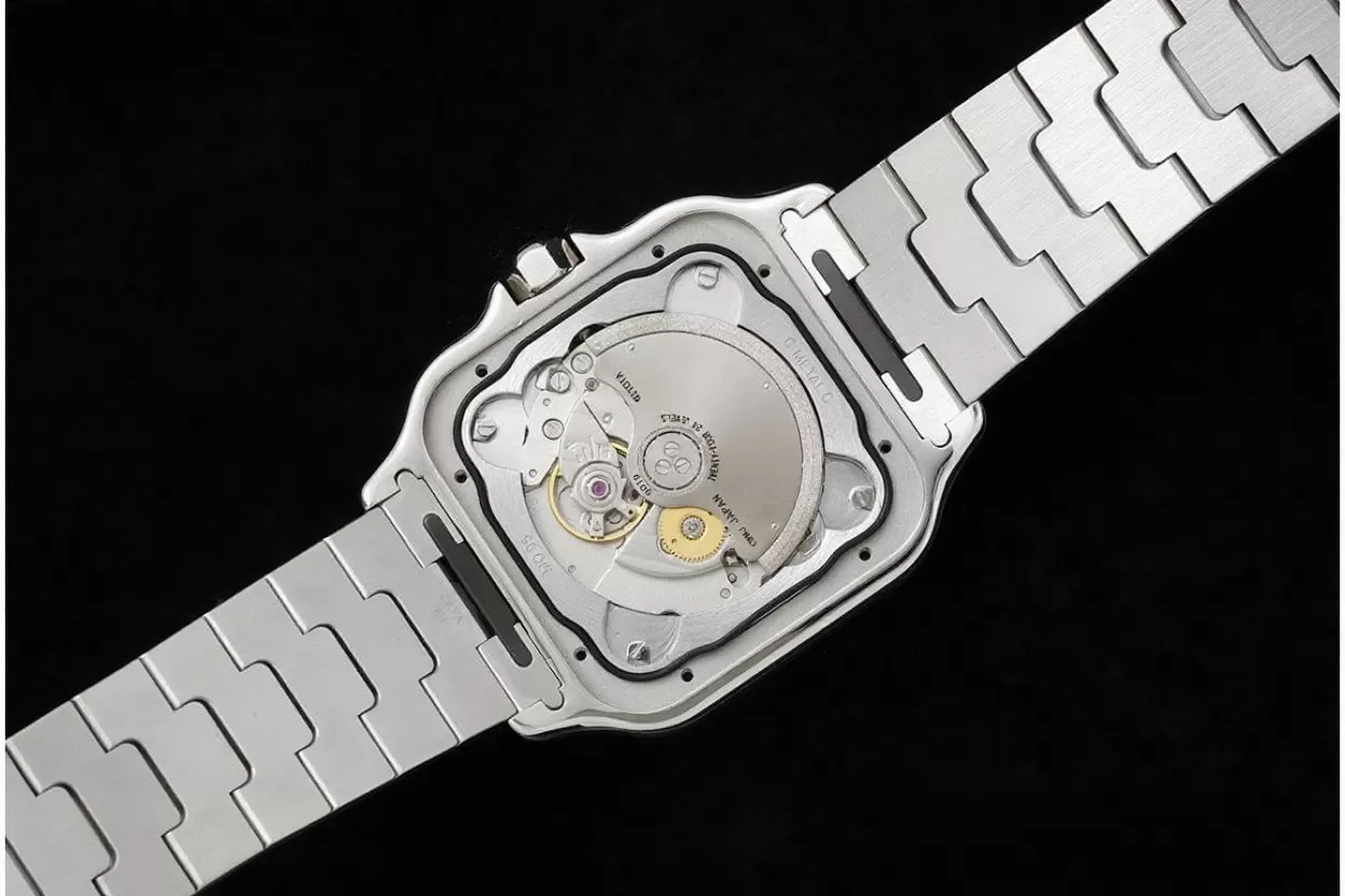 Cartier ?C Santos De Cartier 2018 Mens XL 40mm YG / SS Wht BVF MY9019 - Image 10