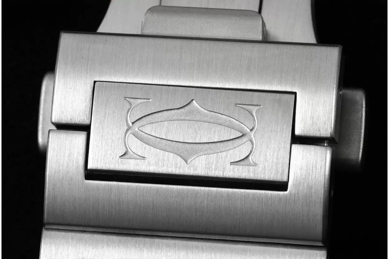 Cartier ?C Santos De Cartier 2018 Mens XL 40mm YG / SS Wht BVF MY9019 - Image 24