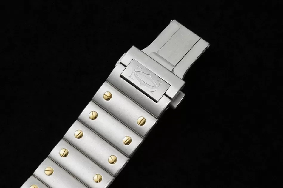Cartier ?C Santos De Cartier 2018 Mens XL 40mm YG / SS Wht BVF MY9019 - Image 22