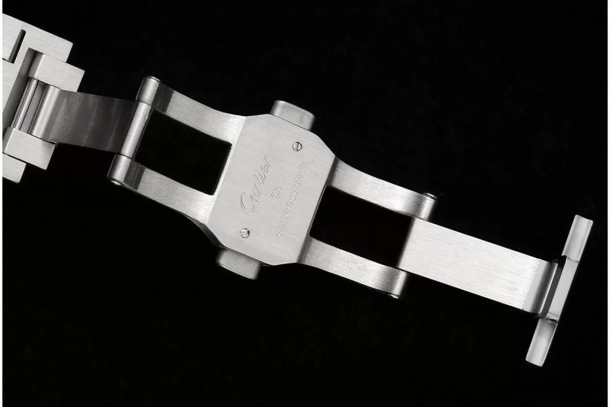 Cartier ?C Santos De Cartier 2018 Mens XL 40mm YG / SS Wht BVF MY9019 - Image 26