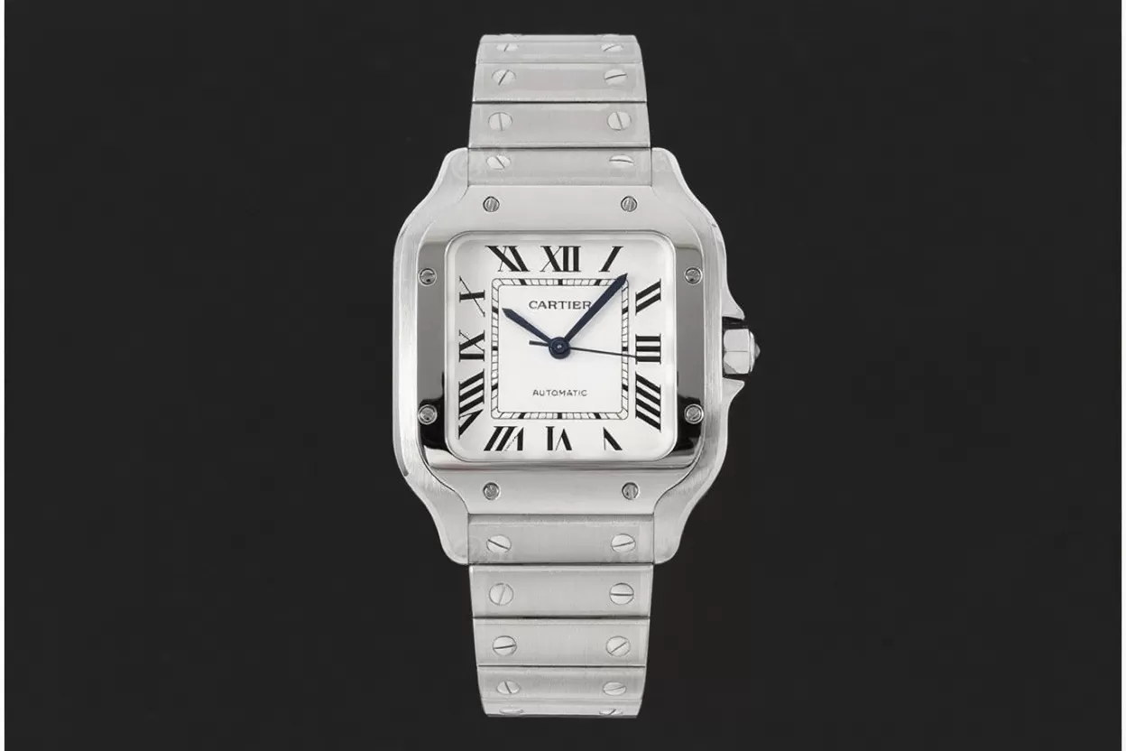 Santos De Cartier 35mm SS / SS White Dial BVF MY9039 - Image 3