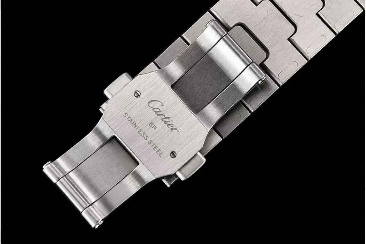 Cartier ?C Santos De Cartier Mens XL YG / SS White 3KF MY9015 - Image 17