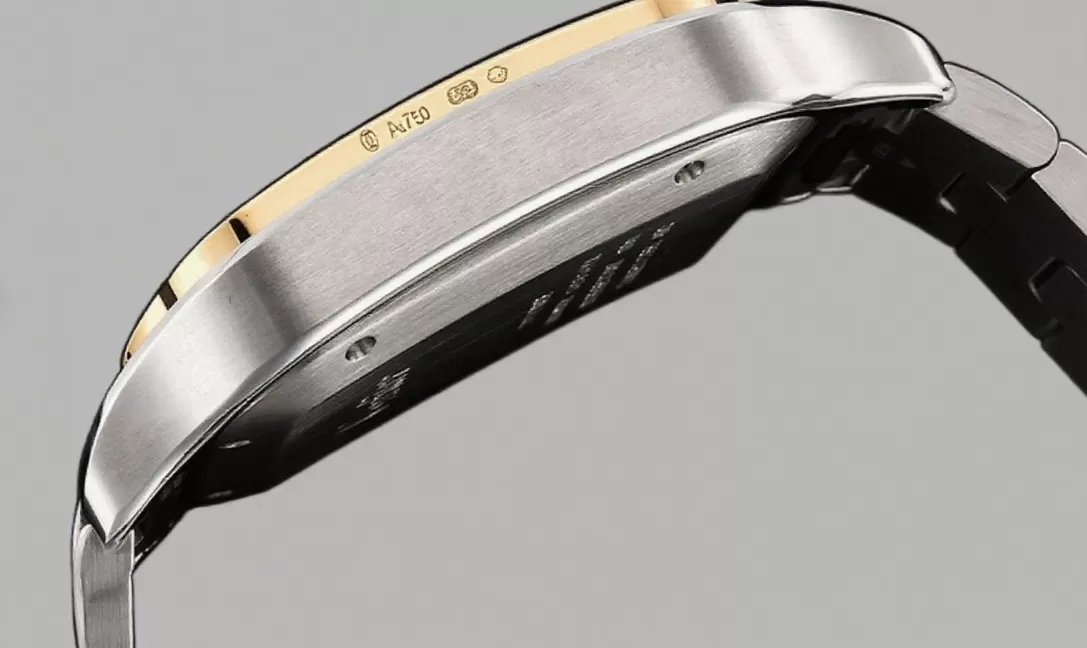 Cartier ?C Santos De Cartier Mens XL YG / SS White 3KF MY9015 - Image 21