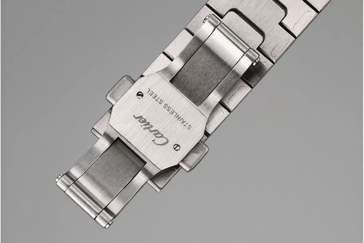 Cartier ?C Santos De Cartier 35mm Mens SS / SS White 3KF MY9015 - Image 14