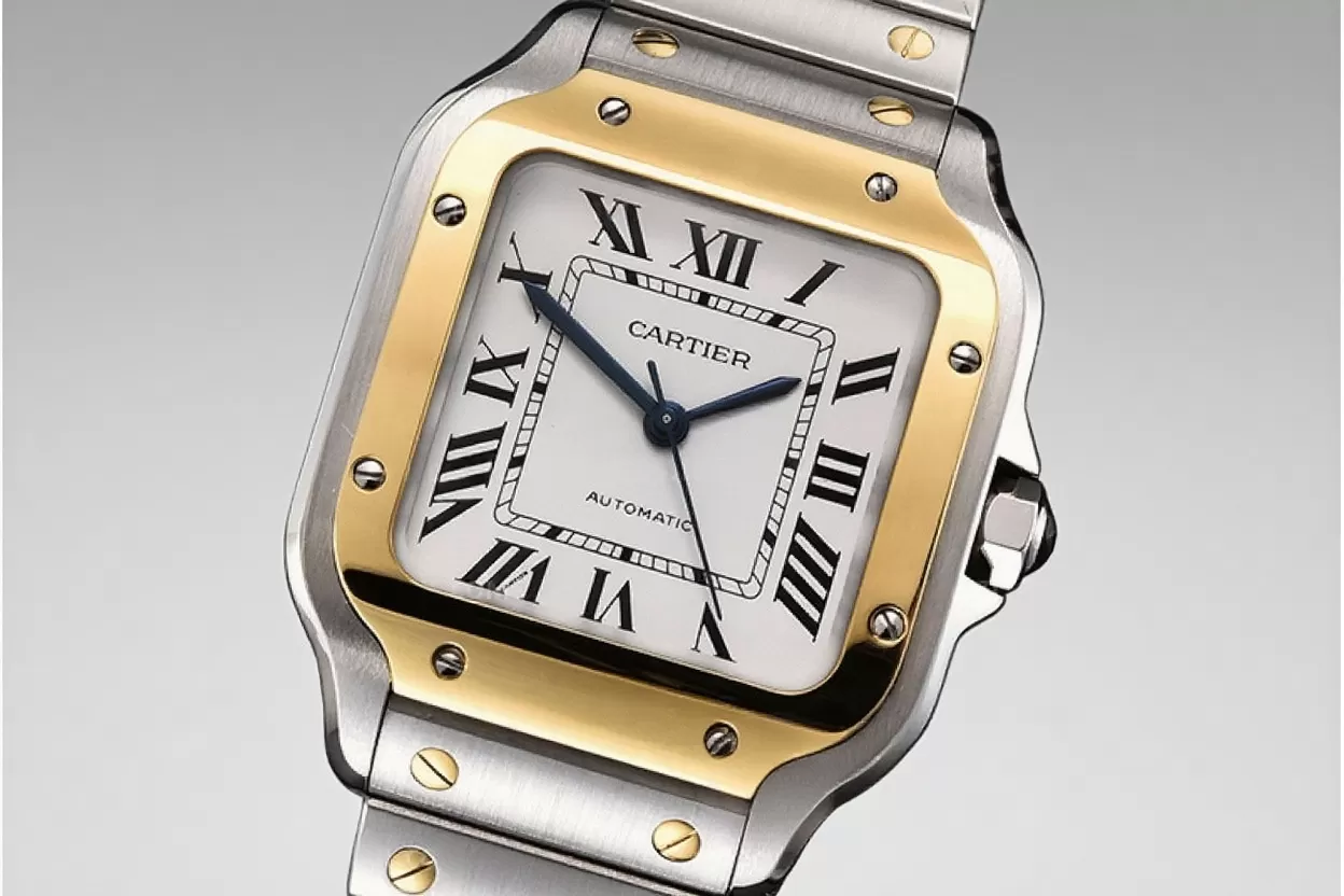 Cartier ?C Santos De Cartier 35mm Mens YG / SS White 3KF MY9015