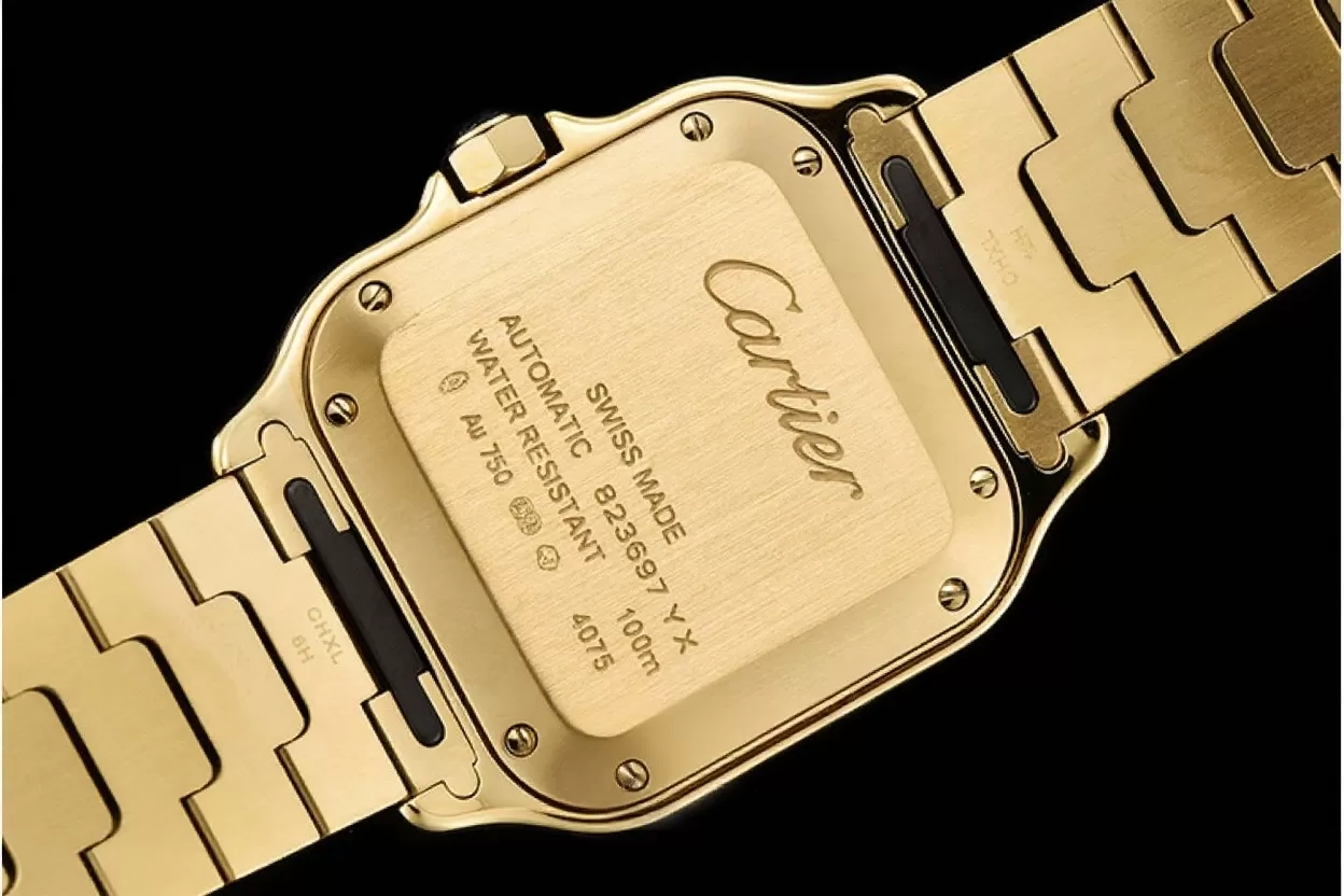 Cartier ?C Santos De Cartier 35mm Mens YG / YG White 3KF MY9015 - Image 2