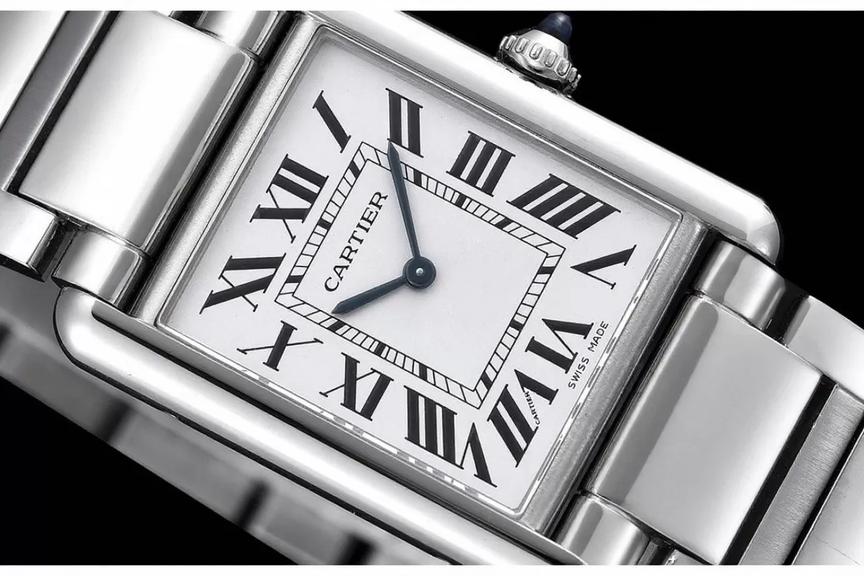 Tank Must 25.5MM White Dial On SS Bracelet K11F Quartz - Image 4