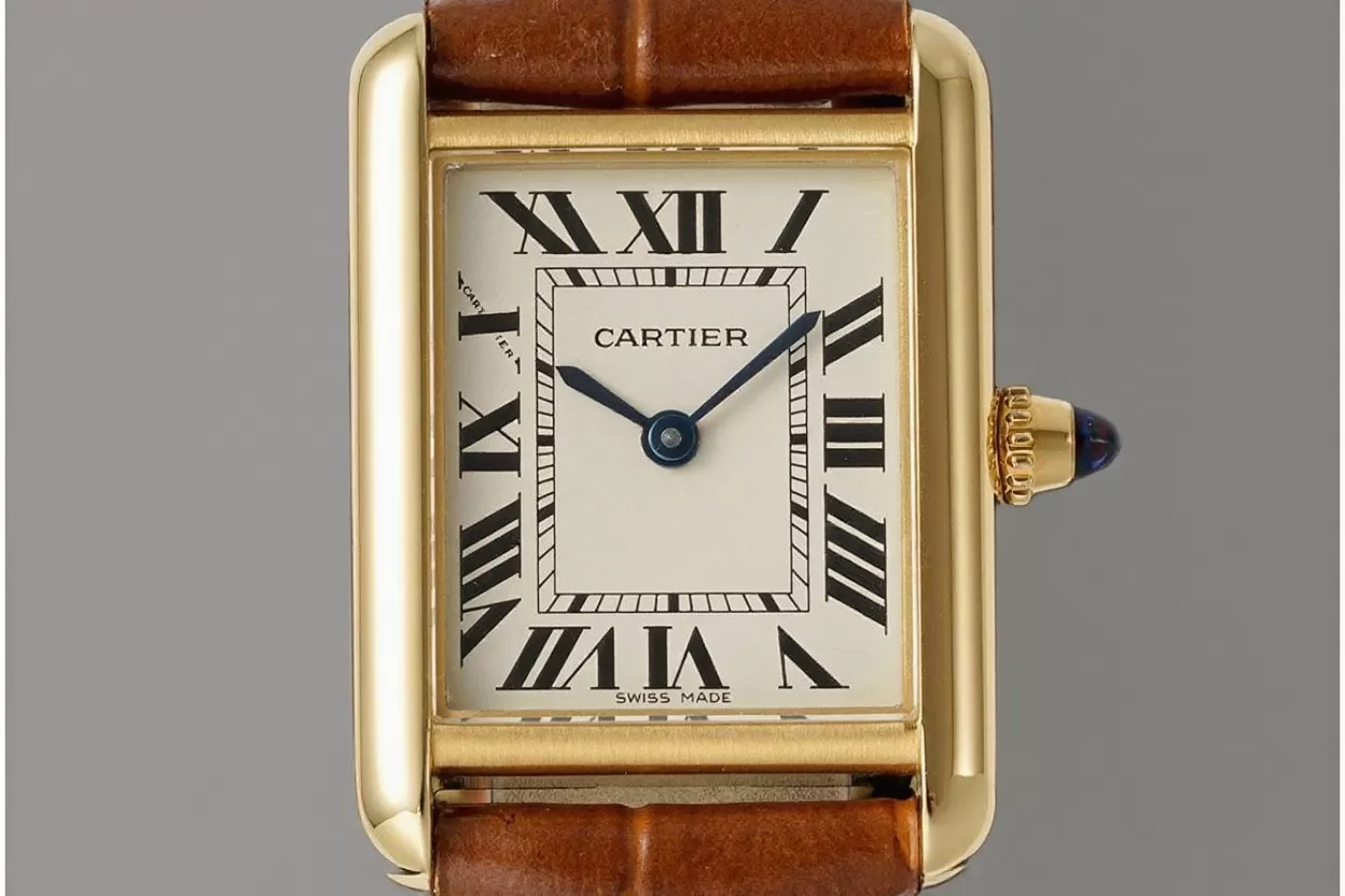 Tank Louis 22mm YG / LE White Dial AF Quartz - Image 2