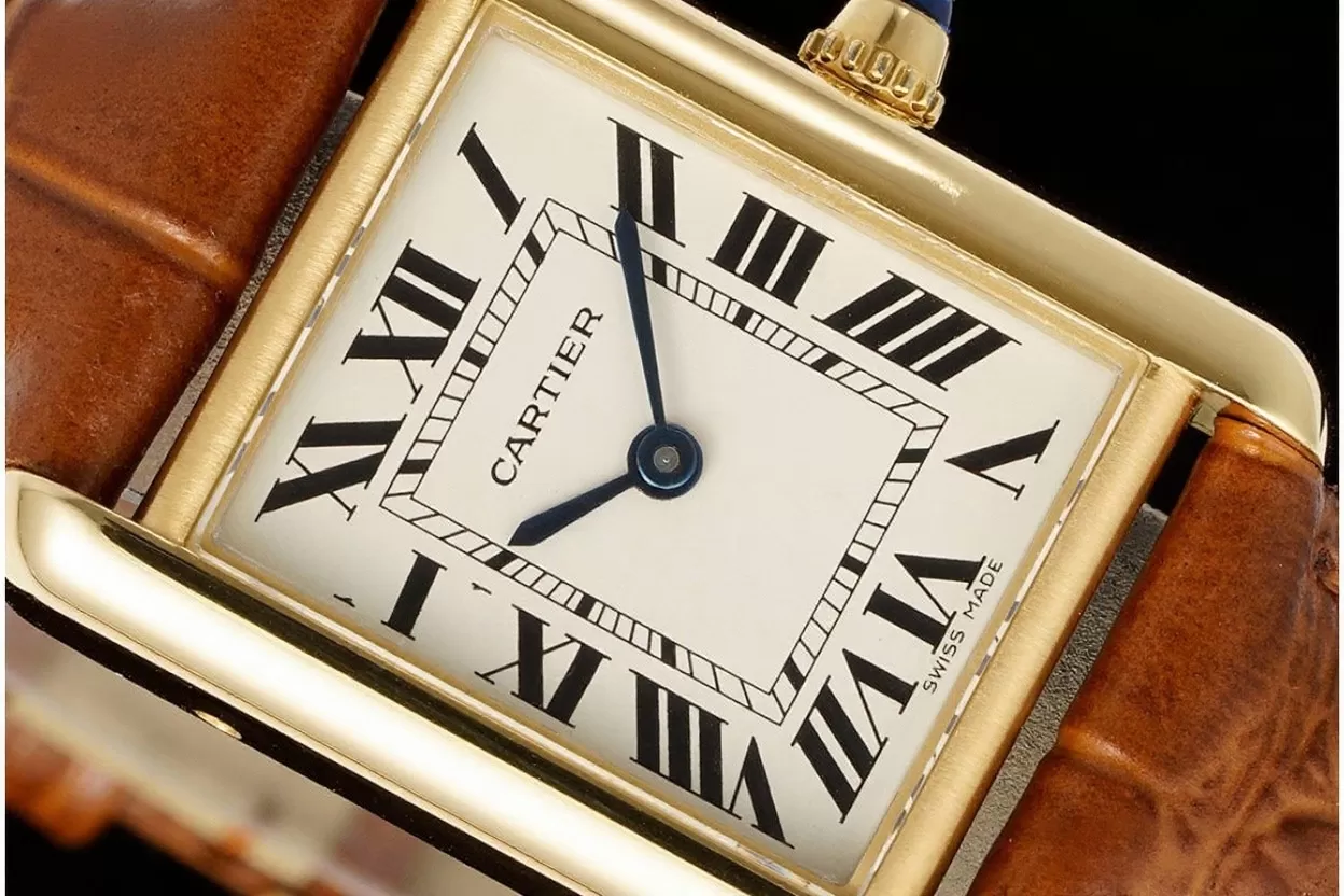 Tank Louis 22mm YG / LE White Dial AF Quartz - Image 3