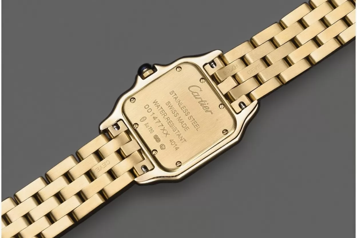 Panthere Secrete De Ladies 27mm YG / YG White Dial 8848F Swiss Qtz - Image 7