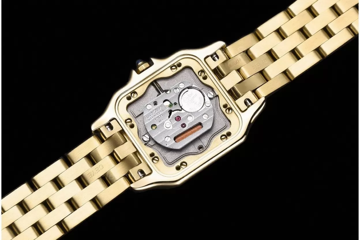 Panthere Secrete De Ladies 27mm YG / YG White Dial 8848F Swiss Qtz - Image 8