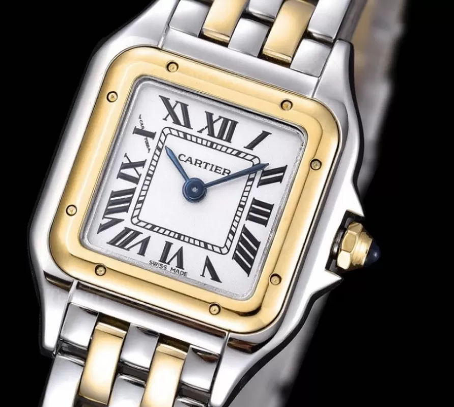 Panthere Secrete De Ladies 22mm YG / SS White Dial 8848F Swiss Qtz
