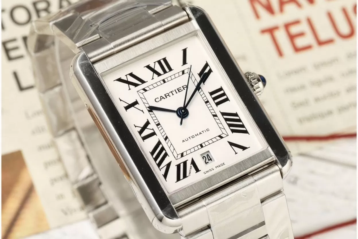 Cartier ?C Tank Solo 41mm SS / SS White Dial AF MY9015 - Image 3