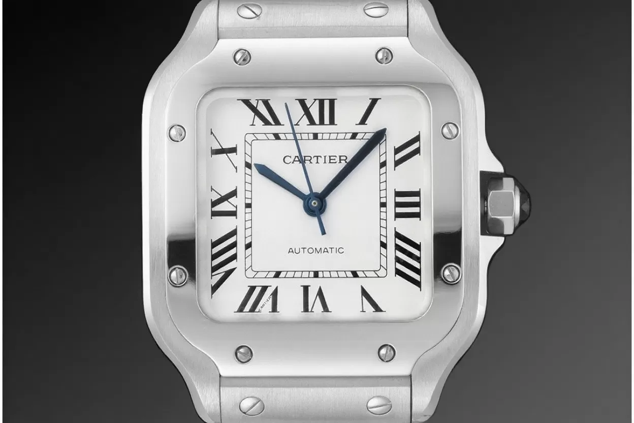 Santos De Cartier 35mm SS / SS White Dial AF MY9015 - Image 2