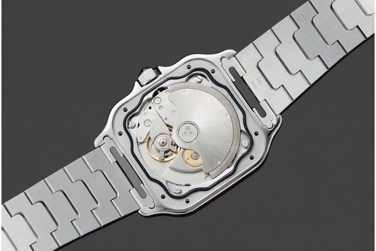 Santos De Cartier 35mm SS / SS Grey Dial AF MY9015 - Image 9