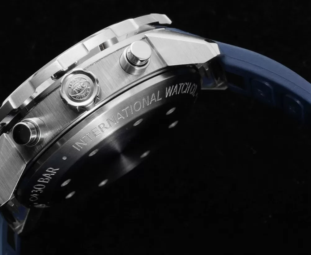 IWC ?C Aquatimer Chrono 44mm blue / Stk SS / RU V6SF A7750 - Image 6