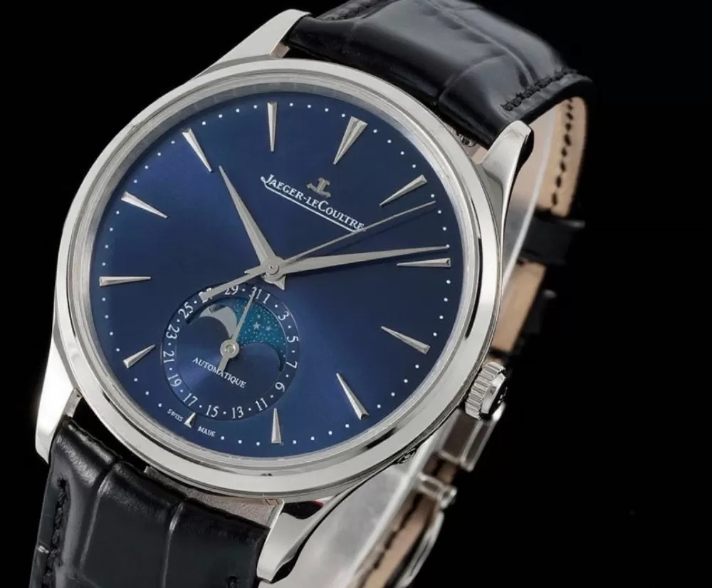 Master Ultra Thin Moonphase SS / LE Blue / Stk APS A925 Super Clone