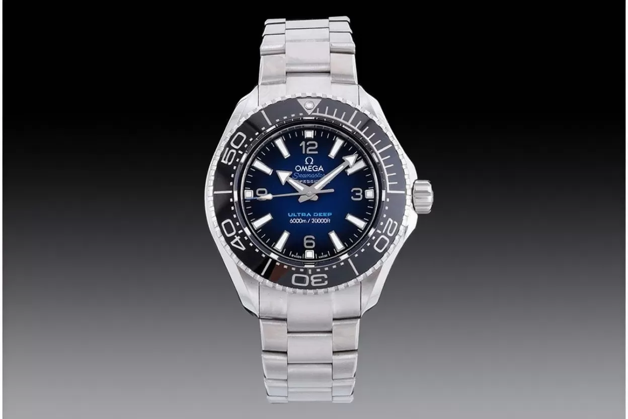 Planet Ocean Ultra Deep 45.5mm SS / SS Blue Dial SBF A8912 - Image 2