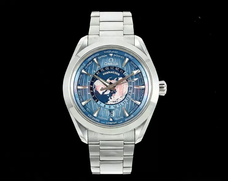 Aqua Terra 150M Worldtimer 43mm SS / SS Blue Dial VSF A8938 - Image 3