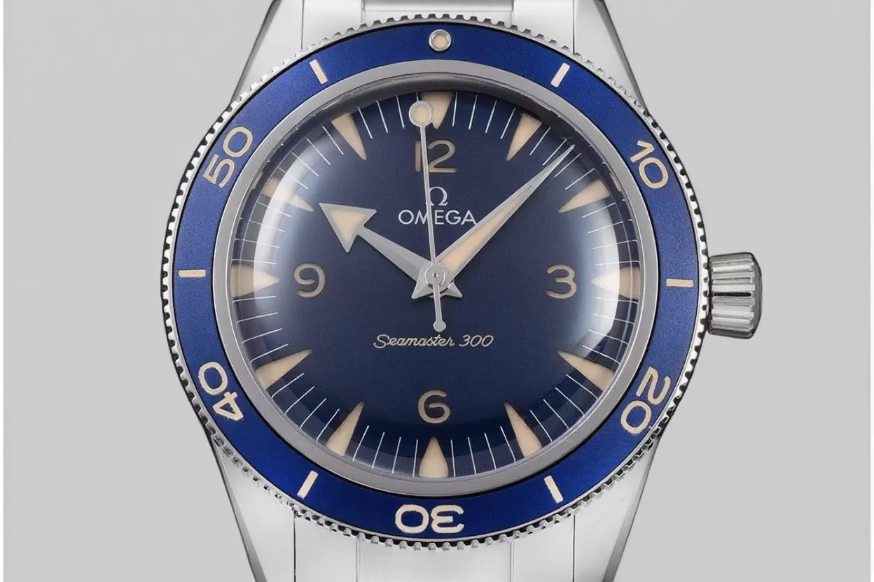 Seamaster 300m 41mm No Date SS / SS Navy Blue Dial VSF A8912 - Image 3