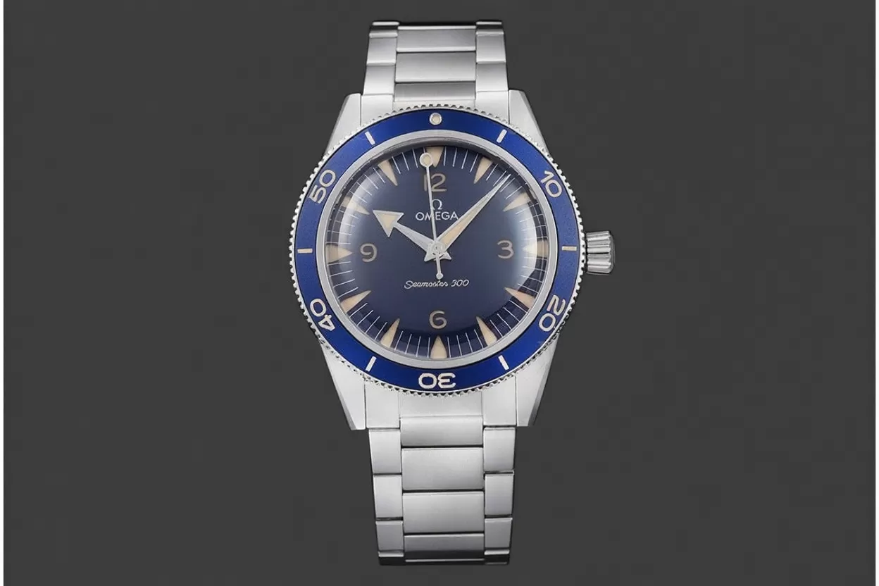 Seamaster 300m 41mm No Date SS / SS Navy Blue Dial VSF A8912 - Image 2