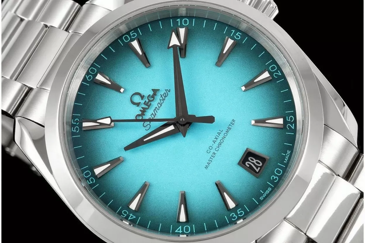 Aqua Terra 41mm SS / SS Turquoise Blue Dial VSF A8900 - Image 4