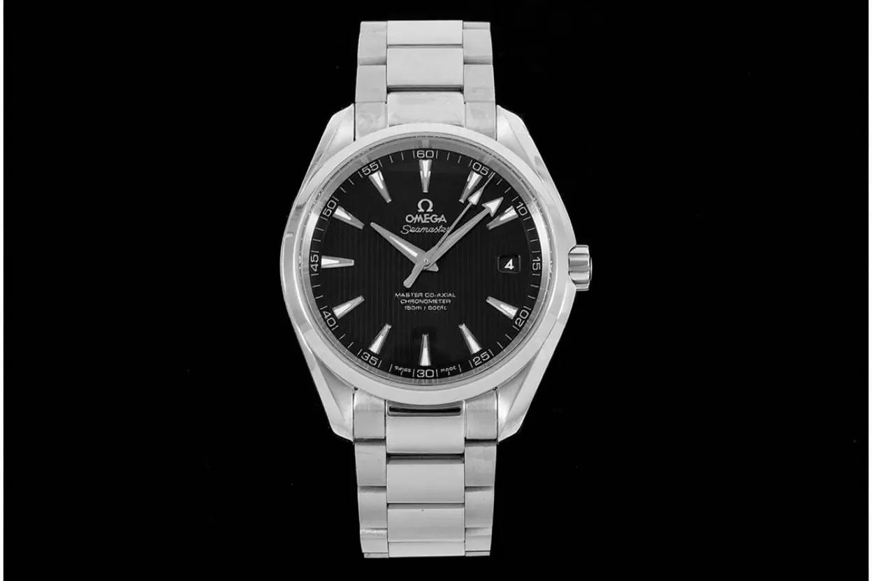 Aqua Terra 150m 41mm SS / SS Black Dial VSF A8500