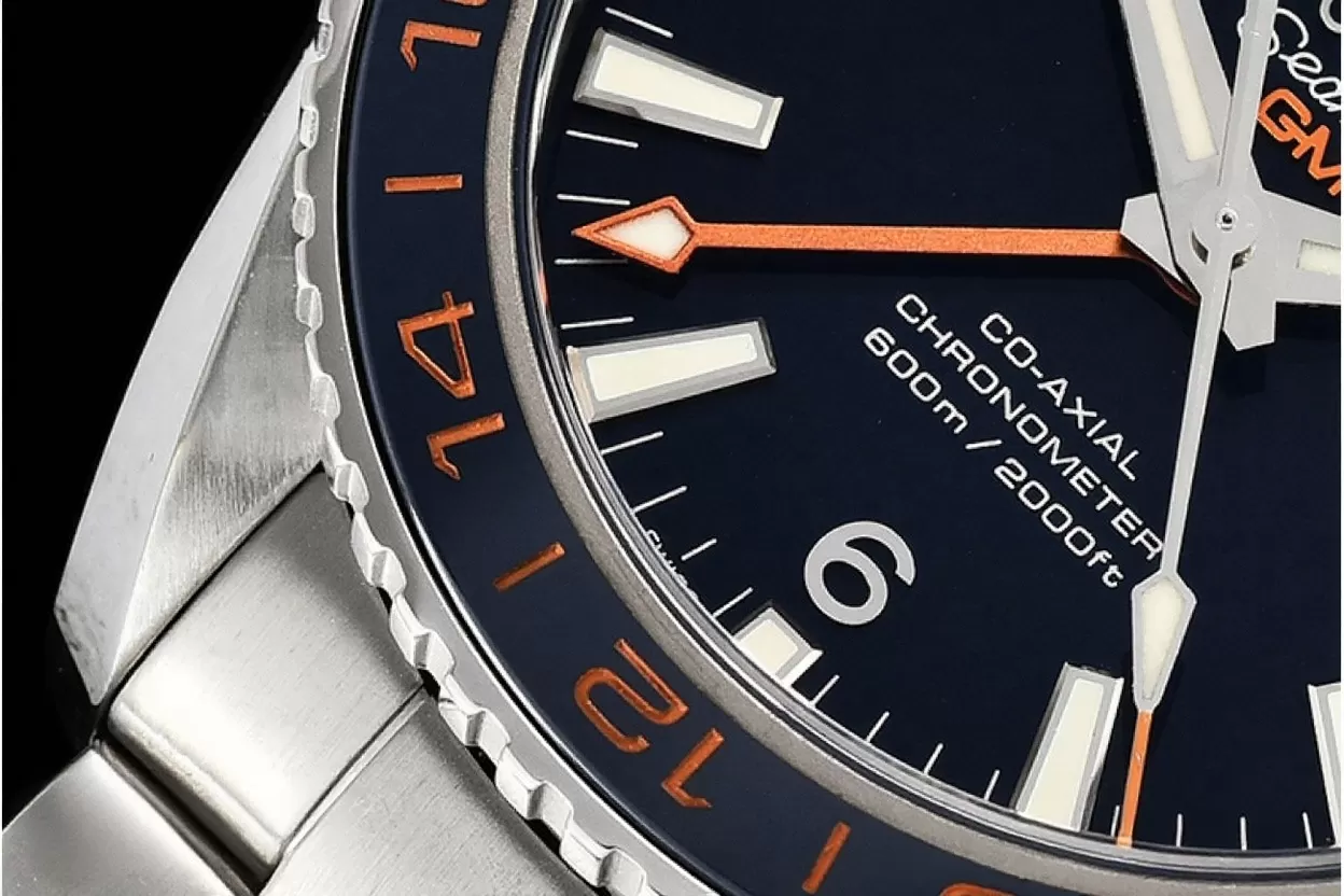 Omega ?C Planet Ocean 43.5mm GMT SS / SS Blue VSF Asia 8605 - Image 7