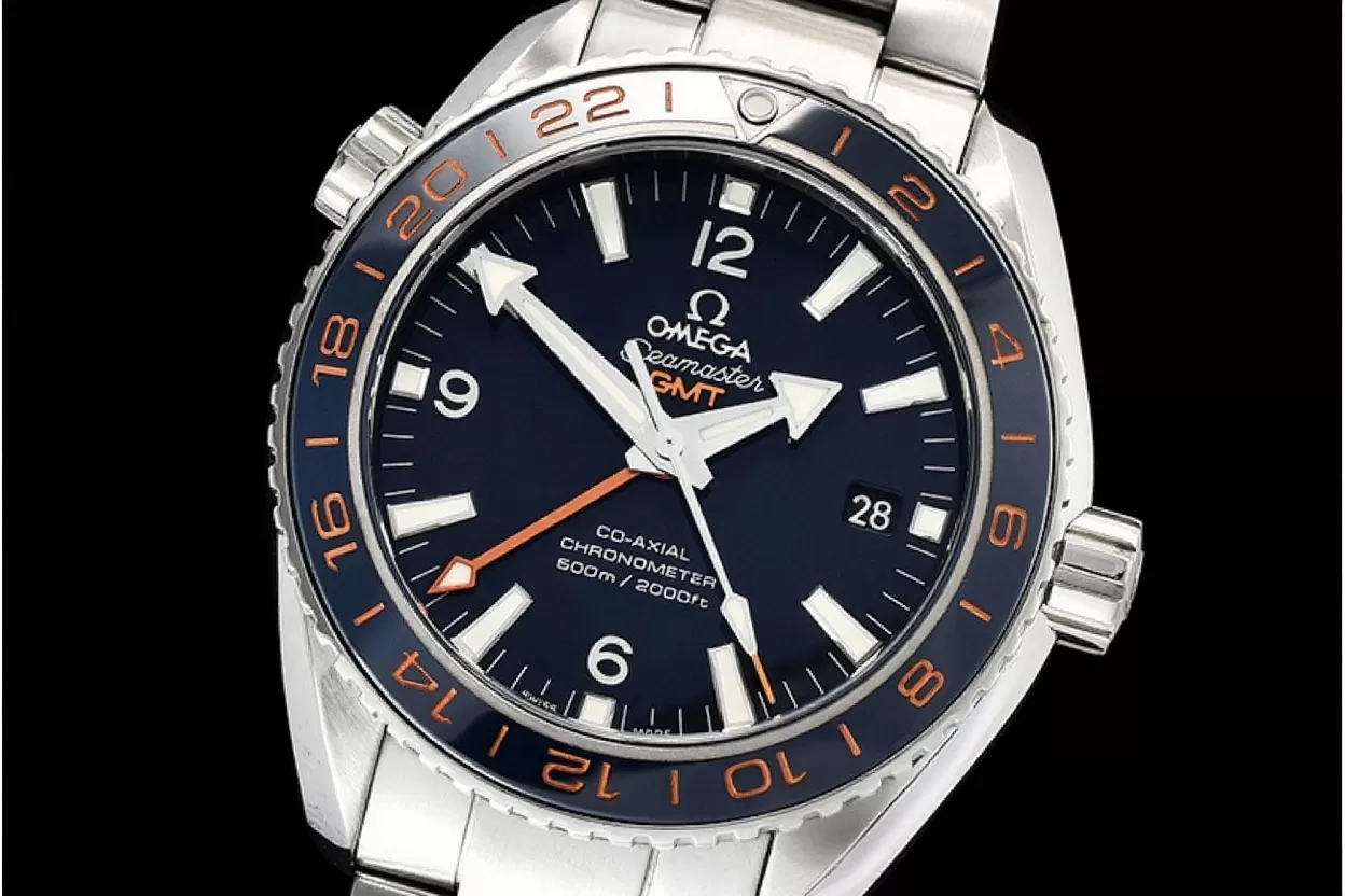 Omega ?C Planet Ocean 43.5mm GMT SS / SS Blue VSF Asia 8605 - Image 9