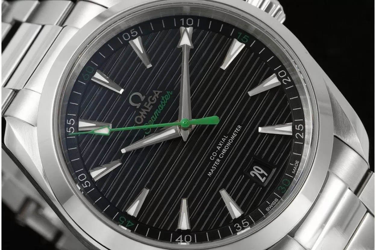 Aqua Terra 150m Master SS / SS Blk / Grn VSF Asia 8900 - Image 3