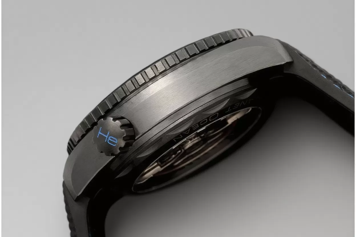 Planet Ocean 45.5mm Deep Black CER / NY Blk / B VSF A8906 - Image 7