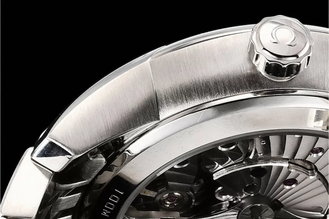 Omega ?C De Ville Men's Co ?C Axial SS / SS Wht / Roman VSF A8500 - Image 20